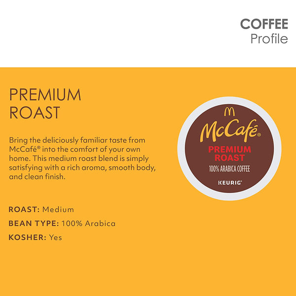 Load image into Gallery viewer, McCafe Premium Roast, Keurig K-Cup Coffee Pods, Box of 24 K-cups