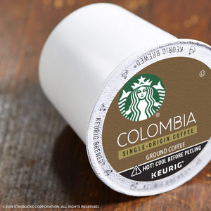 Starbucks Colombia, Medium Roast, Keurig K-Cup Coffee Pods