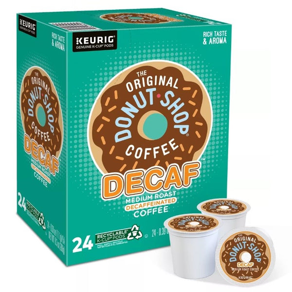Load image into Gallery viewer, The Original Donut Shop Decaf, Medium Roast, Keurig K-Cup Coffee Pods, box of 24 k-cups