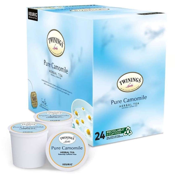 Load image into Gallery viewer, Twinings of London Pure Camomile Tea, Keurig K-Cup Pods, Box of 24 K-cups