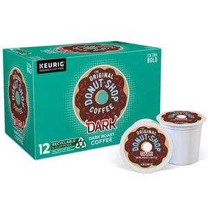 The Original Donut Shop, Dark Roast, Keurig K-Cup Coffee Pods, Box of 12 K-cups