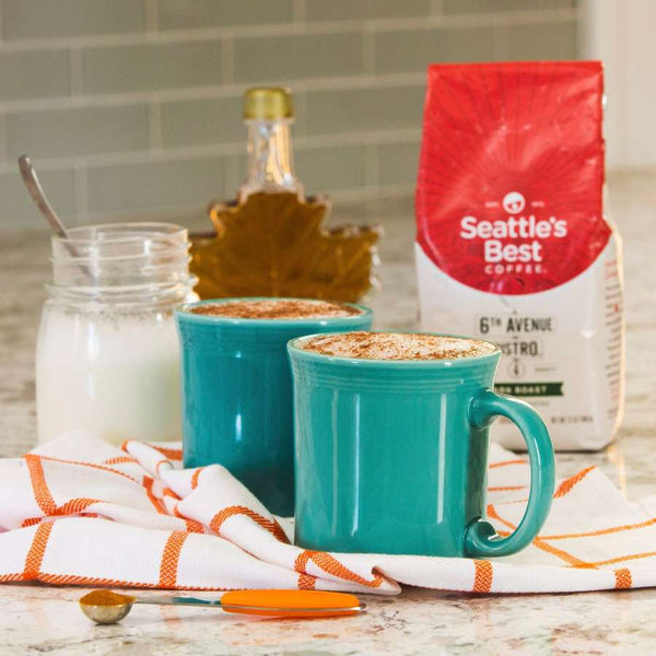 Load image into Gallery viewer, Seattle's Best Coffee 6th Avenue Bistro, Dark Roast, Ground Coffee, 12 oz / 340 g bag