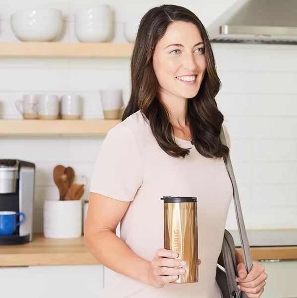 Load image into Gallery viewer, Keurig Coffee Travel Mug, Copper, 14 oz