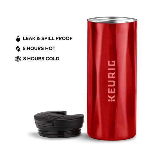 Load image into Gallery viewer, Keurig Coffee Travel Mug, Red, 14 oz
