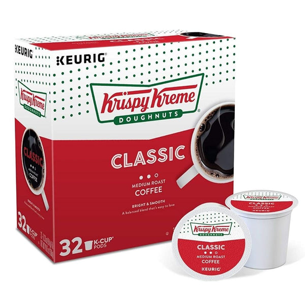 Load image into Gallery viewer, Krispy Kreme Classic, Medium Roast, Keurig K-Cup Coffee Pods, Box of 32 K-cups