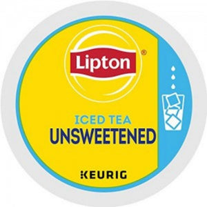 Lipton Iced Tea, Unsweetened, Keurig K-Cup Pods, Box of 12 K-cups