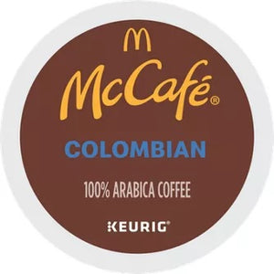 McCafe Colombian, Medium-Dark Roast, Keurig K-Cup Coffee Pods, Box of 24 K-cups