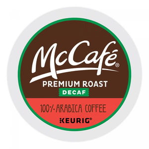 McCafe Premium Roast Decaf, Keurig K-Cup Coffee Pods, Box of 24 K-cups