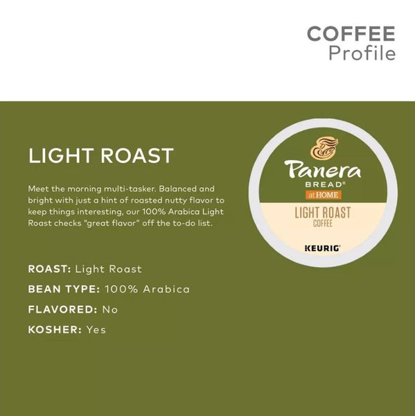 Load image into Gallery viewer, Panera Bread Light Roast, Keurig K-Cup Coffee Pods, Box of 24 K-cups