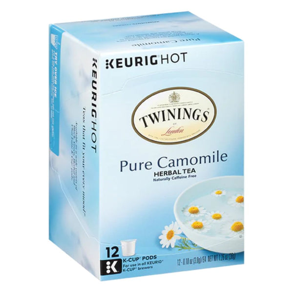 Load image into Gallery viewer, Twinings of London Pure Camomile Tea, Keurig K-Cup Pods, Box of 12 K-cups
