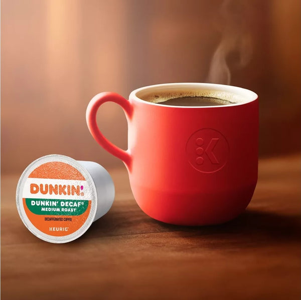 Load image into Gallery viewer, Dunkin' Decaf, Medium Roast, Keurig K-Cup Coffee Pods, Box of 22 K-cups