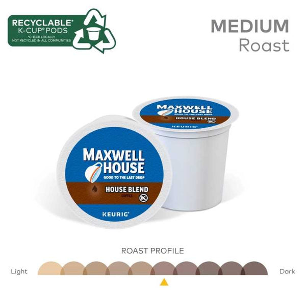 Load image into Gallery viewer, Maxwell House House Blend, Medium Roast, Keurig K-cup Coffee Pods