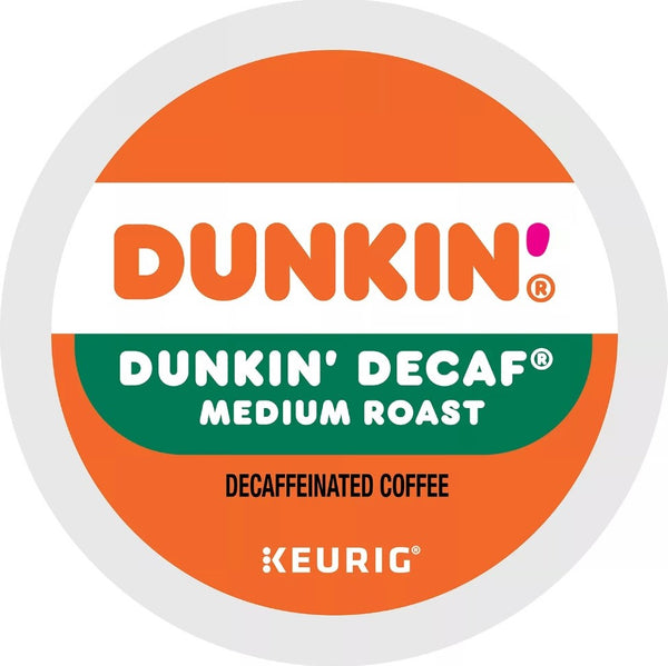 Load image into Gallery viewer, Dunkin' Decaf, Medium Roast, Keurig K-Cup Coffee Pods, Box of 22 K-cups