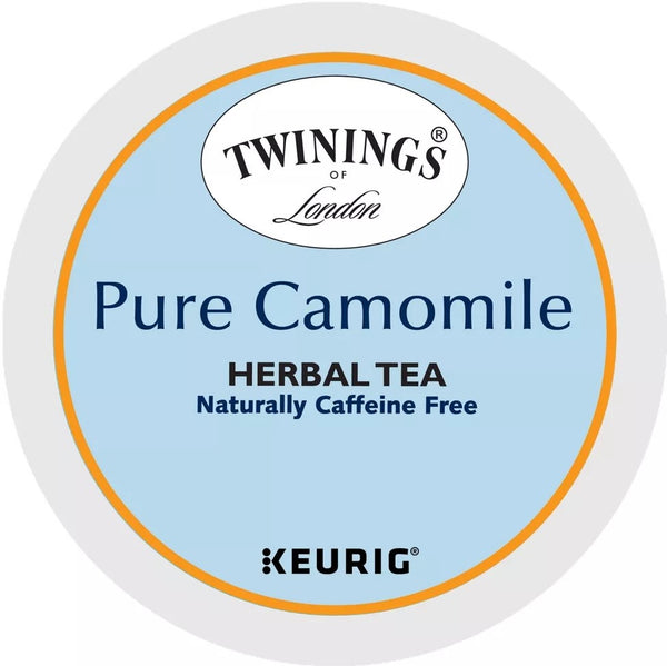 Load image into Gallery viewer, Twinings of London Pure Camomile Tea, Keurig K-Cup Pods, Box of 24 K-cups
