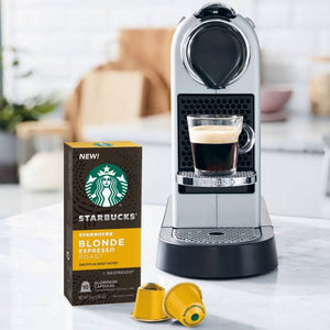 Starbucks Blonde Espresso Roast, Box of 10 Nespresso Capsules