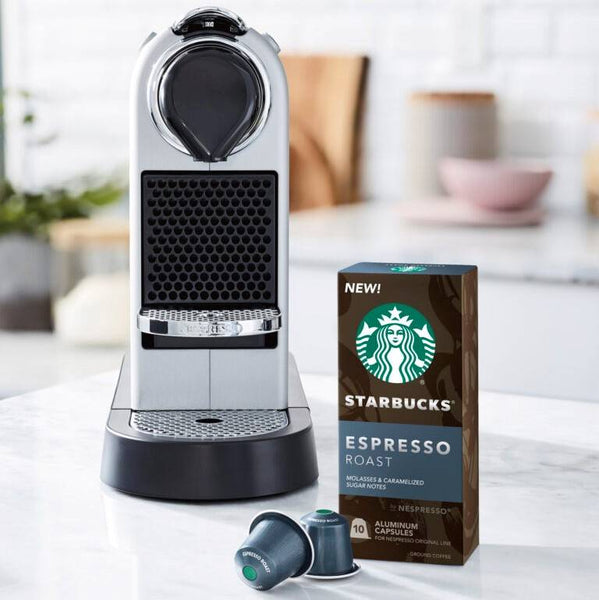Load image into Gallery viewer, Starbucks Espresso Roast, Box of 10 Nespresso Capsules