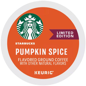 Starbucks Pumpkin Spice, Flavored Coffee, Keurig K-Cup Coffee Pods