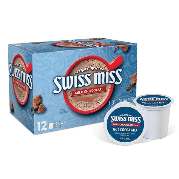 Load image into Gallery viewer, Swiss Miss Milk Chocolate Hot Cocoa, Keurig K-Cup Pods, Box of 12 K-cups