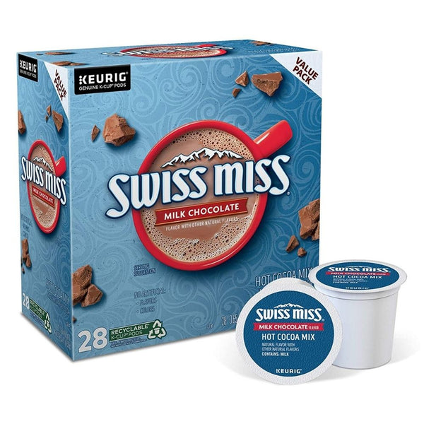 Load image into Gallery viewer, Swiss Miss Milk Chocolate Hot Cocoa, Keurig K-Cup Pods, Box of 28 K-cups