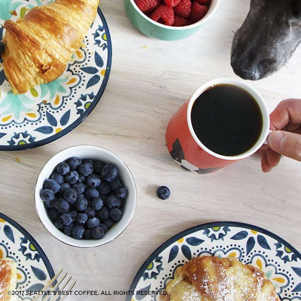 Load image into Gallery viewer, Seattle's Best Coffee 6th Avenue Bistro, Dark Roast, Ground Coffee, 12 oz / 340 g bag