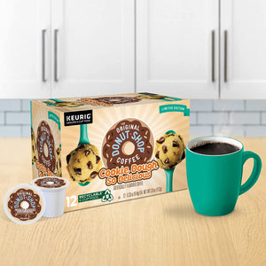 The Original Donut Shop Cookie Dough, Light Roast, Keurig K-Cup Coffee Pods, box of 12 k-cups