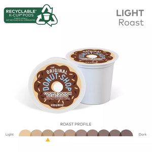 The Original Donut Shop Cookie Dough, Light Roast, Keurig K-Cup Coffee Pods, box of 12 k-cups