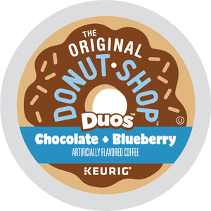 The Original Donut Shop Chocolate + Blueberry, Medium Roast, Keurig K-Cup Coffee Pods