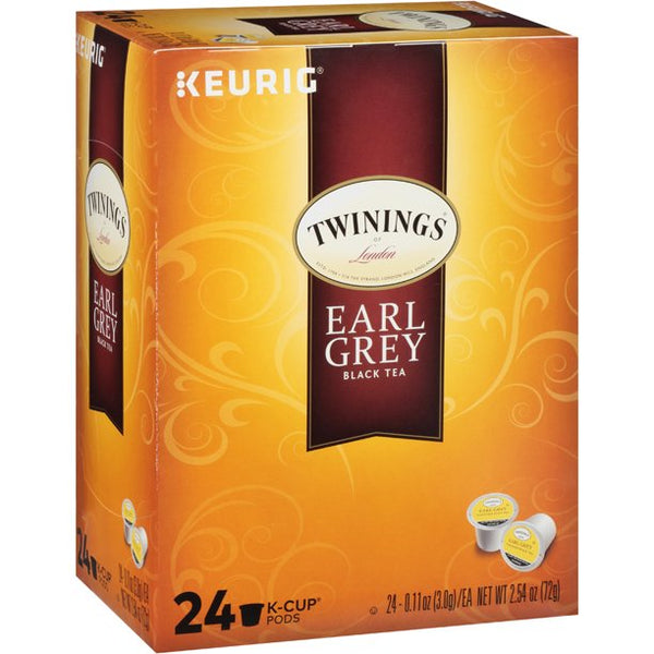 Load image into Gallery viewer, Twinings of London Earl Grey Tea, Keurig K-Cup Pods, Box of 24 K-cups
