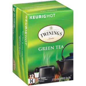 Twinings of London Green Tea, Keurig K-Cup Pods, Box of 12 K-cups
