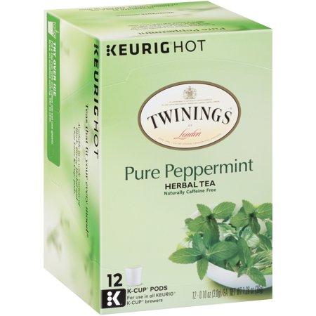 Load image into Gallery viewer, Twinings of London Pure Peppermint Tea, Keurig K-Cup Pods, Box of 12 K-cups