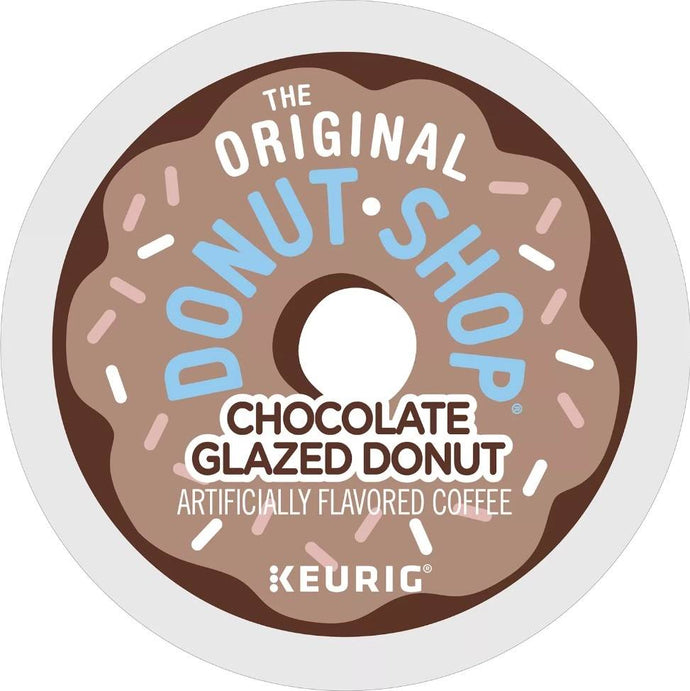 The Original Donut Shop Chocolate Glazed Donut, Medium Roast, Keurig K-Cup Coffee Pods