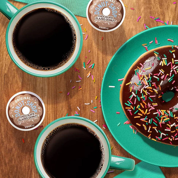 Load image into Gallery viewer, The Original Donut Shop Chocolate Glazed Donut, Medium Roast, Keurig K-Cup Coffee Pods
