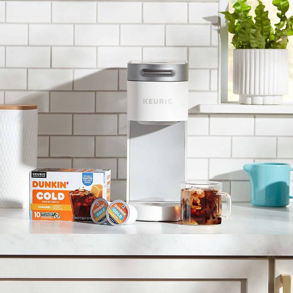 Load image into Gallery viewer, Dunkin&#39; Cold Coffee, Medium Dark Roast, Keurig K-Cup Coffee Pods, Box of 10 K-cups
