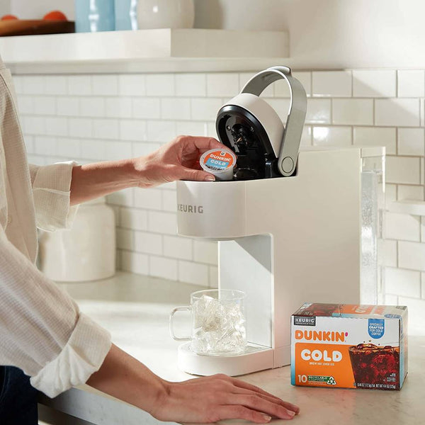 Load image into Gallery viewer, Dunkin&#39; Cold Coffee, Medium Dark Roast, Keurig K-Cup Coffee Pods, Box of 10 K-cups
