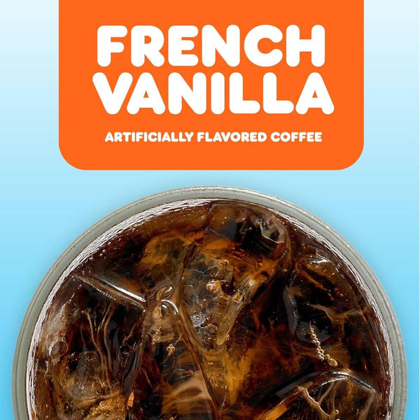 Load image into Gallery viewer, Dunkin&#39; Cold French Vanilla, Medium Roast, Keurig K-Cup Coffee Pods, Box of 10 K-cups
