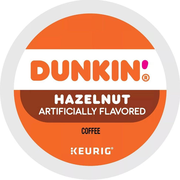 Load image into Gallery viewer, Dunkin&#39; Hazelnut, Medium Roast, Keurig K-Cup Coffee Pods, Box of 22 K-cups
