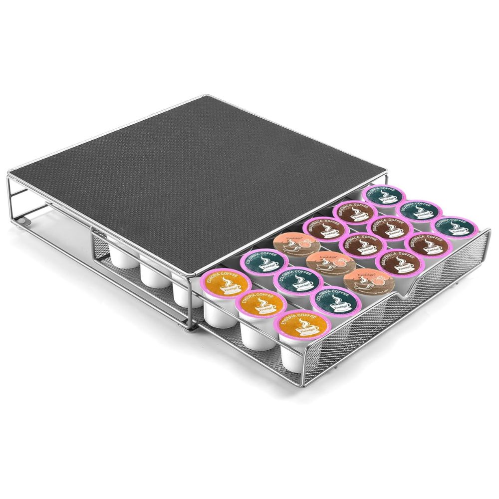 Eastsign Coffee Pod Storage Drawer, 36 Keurig K-cups Capacity, Black