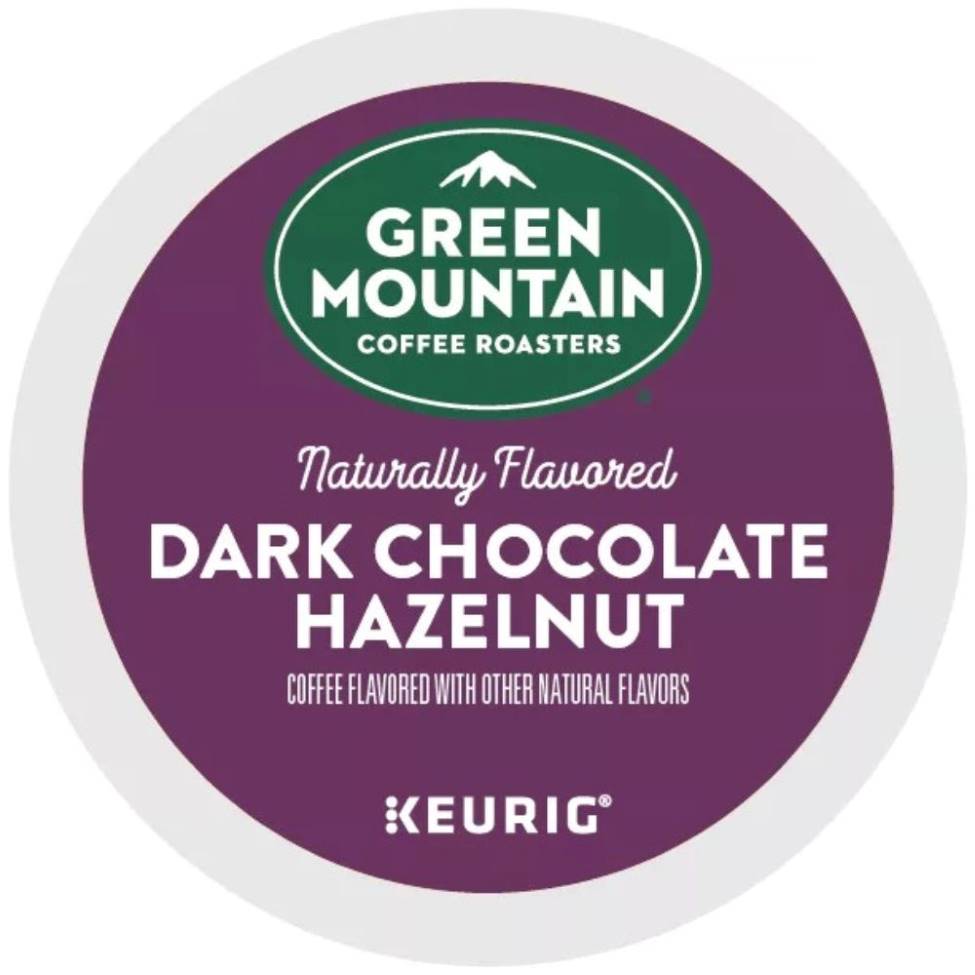 Green Mountain Dark Chocolate Hazelnut, Medium Roast, Keurig K-cup Coffee  Pods