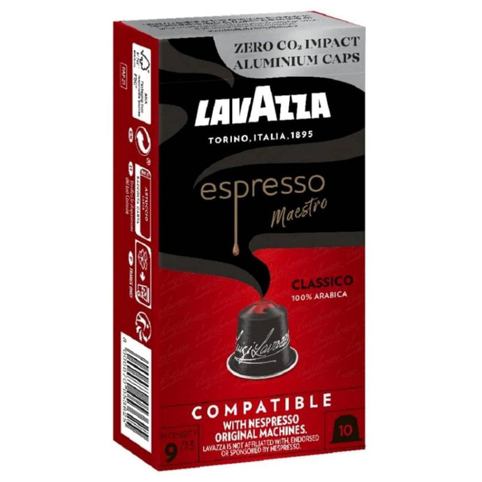 Lavazza Classico, box of 10 Nespresso Capsules