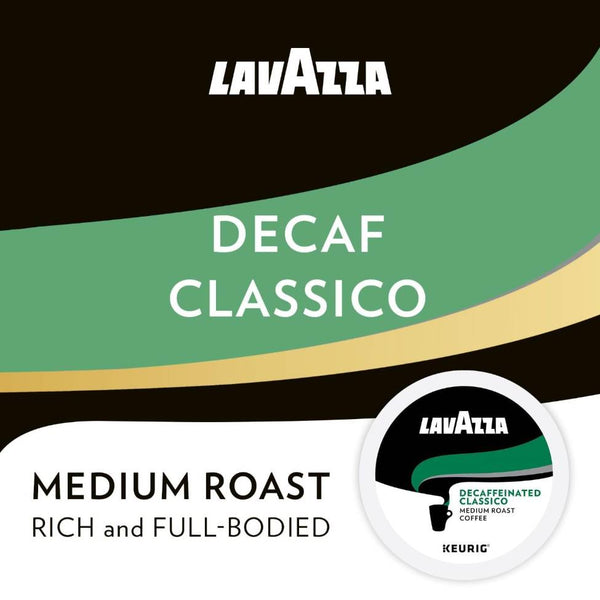 Load image into Gallery viewer, Lavazza Decaf Classico, Medium Roast, Keurig K-Cup Coffee Pods, Box of 10 K-cups
