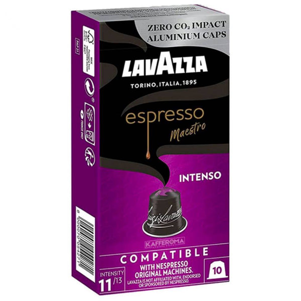 Load image into Gallery viewer, Lavazza Intenso, box of 10 Nespresso Capsules
