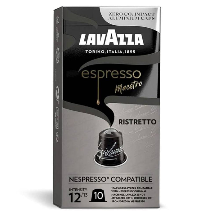 Lavazza Ristretto, box of 10 Nespresso Capsules