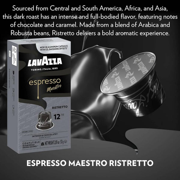 Load image into Gallery viewer, Lavazza Ristretto, box of 10 Nespresso Capsules

