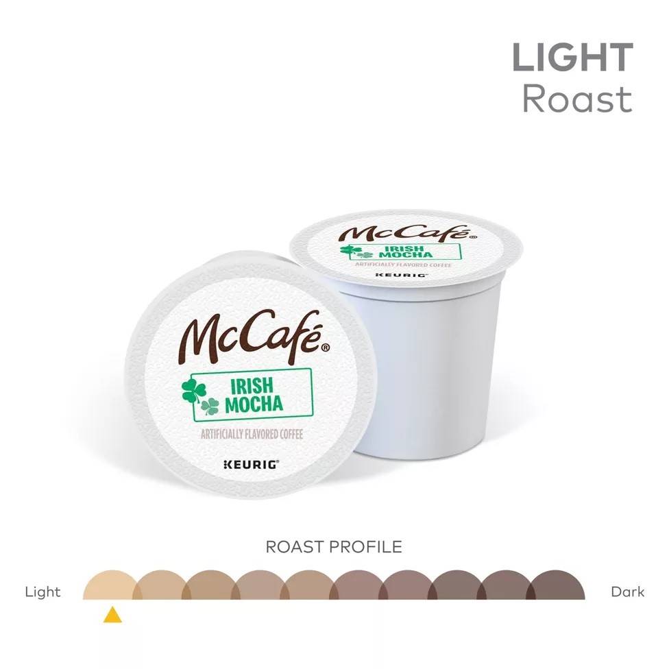 McCafe Irish Mocha, Light Roast, Keurig KCup Coffee Pods, box of 24 k