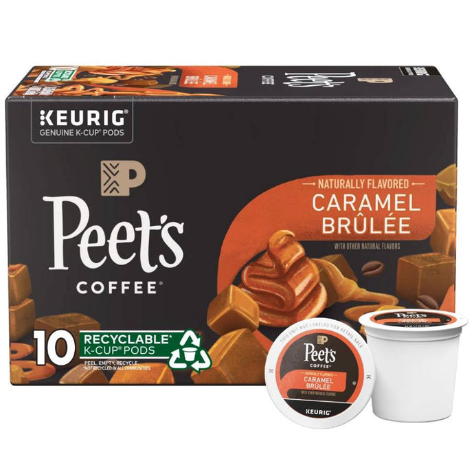 Peet's Coffee Caramel Brulee, Light Roast, Keurig K-Cup Coffee