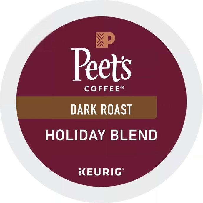 Peet's Coffee Holiday Blend, Dark Roast, Keurig K-Cup Coffee Pods