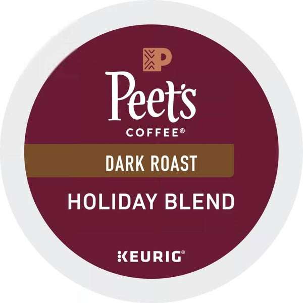 Load image into Gallery viewer, Peet&#39;s Coffee Holiday Blend, Dark Roast, Keurig K-Cup Coffee Pods, Box of 10 K-cups
