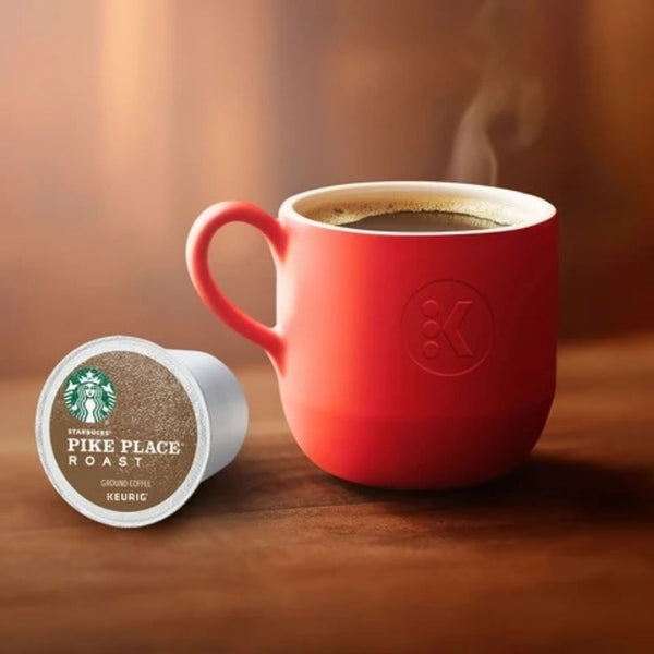 Load image into Gallery viewer, Starbucks Pike Place Roast, Medium Roast, Keurig K-Cup Coffee Pods, Box of 72 K-cups
