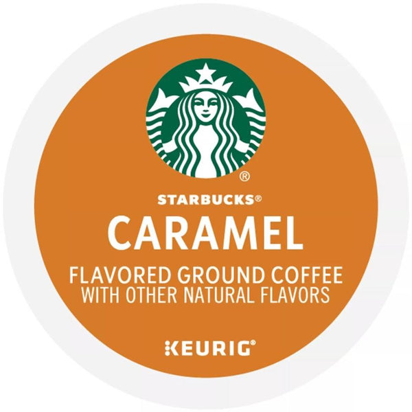 Load image into Gallery viewer, Starbucks Caramel, Flavored Coffee, Keurig K-Cup Coffee Pods, Box of 10 K-cups
