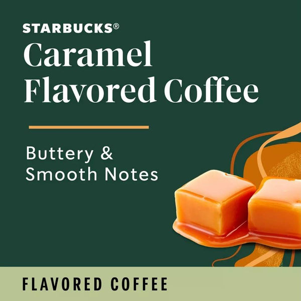 Load image into Gallery viewer, Starbucks Caramel, Flavored Coffee, Keurig K-Cup Coffee Pods, Box of 10 K-cups
